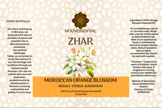Neroli, Moroccan orange blossom essential oil