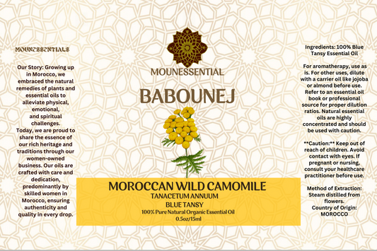 Moroccan wild camomile essential oil